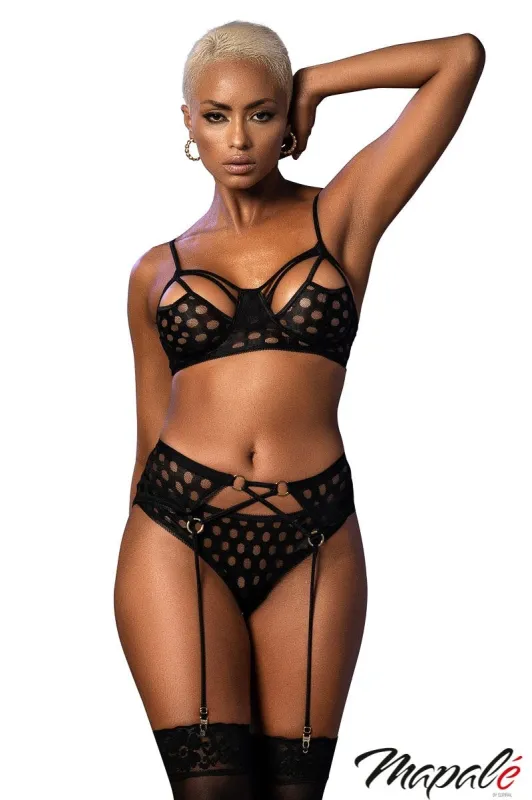 3PC Dot Mesh Set sold by Shoe Freaks