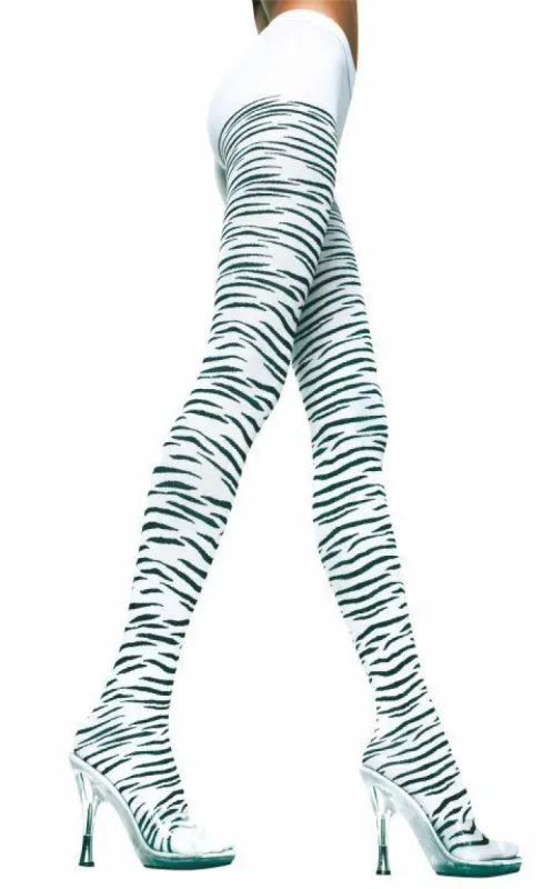 Zebra Design Pantyhose sold by Shoe Freaks