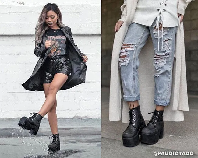 TUK-A8663L Distressed Ankle Nosebleed Boots sold by Shoe Freaks product image thumbnail 2