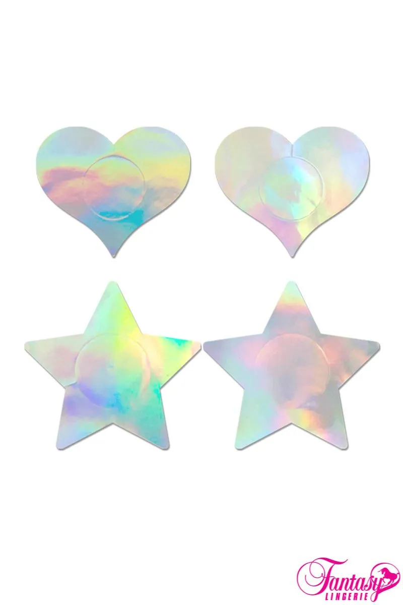 Holographic Pasties 2Pc. Set sold by Shoe Freaks product image thumbnail 4