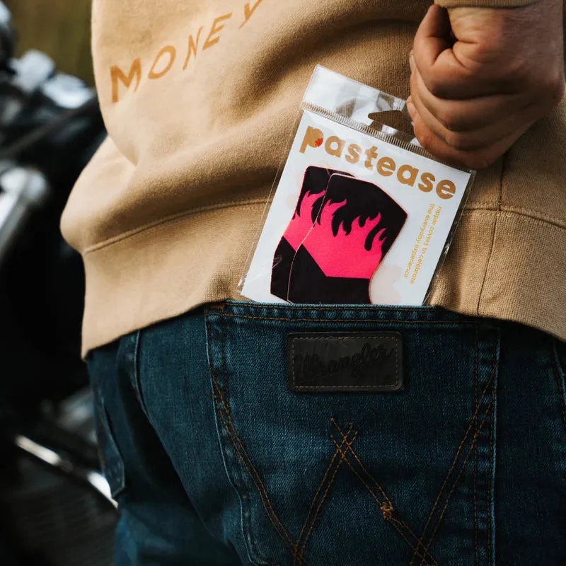 Boots: Neon Pink Flaming Cowboy Boot Nipple Pasties sold by Shoe Freaks product image thumbnail 2