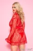 Sheer Lace Robe sold by Shoe Freaks
