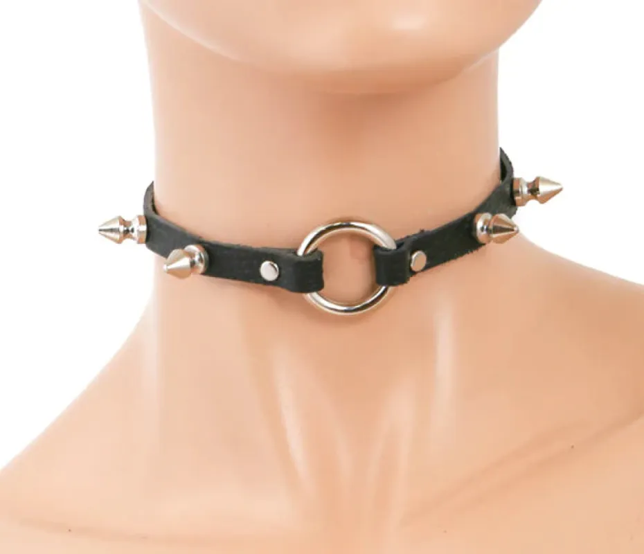 1/4" Spike Vamp Choker sold by Shoe Freaks