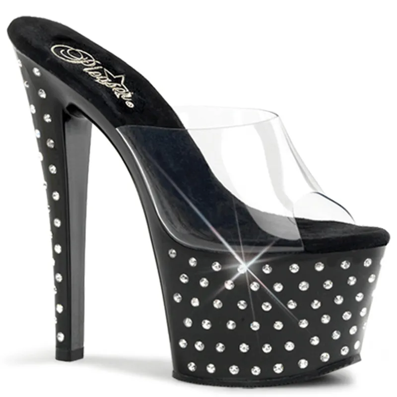 Pleaser Stardust-701 Slide sold by Shoe Freaks