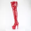 Pleaser Adore-3850-Red-Size 5-Clearance sold by Shoe Freaks