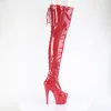 Pleaser Adore-3850-Red-Size 5-Clearance sold by Shoe Freaks