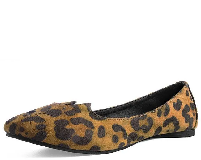 TUK-A9283L Leopard Sophistakitty Flat sold by Shoe Freaks