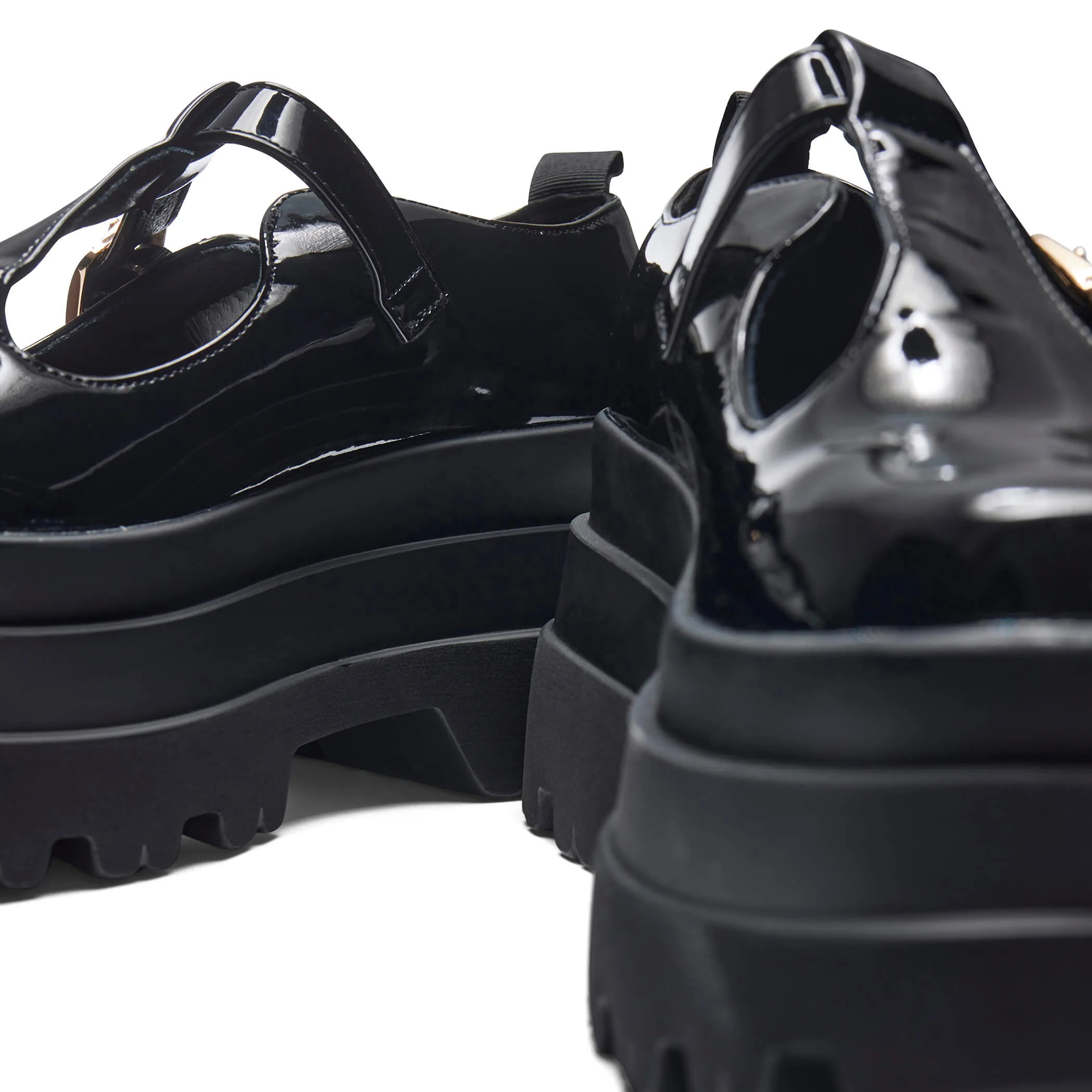 Silent Amity Trident Patent Platform Mary Jane Shoes sold by Shoe Freaks product image thumbnail 5