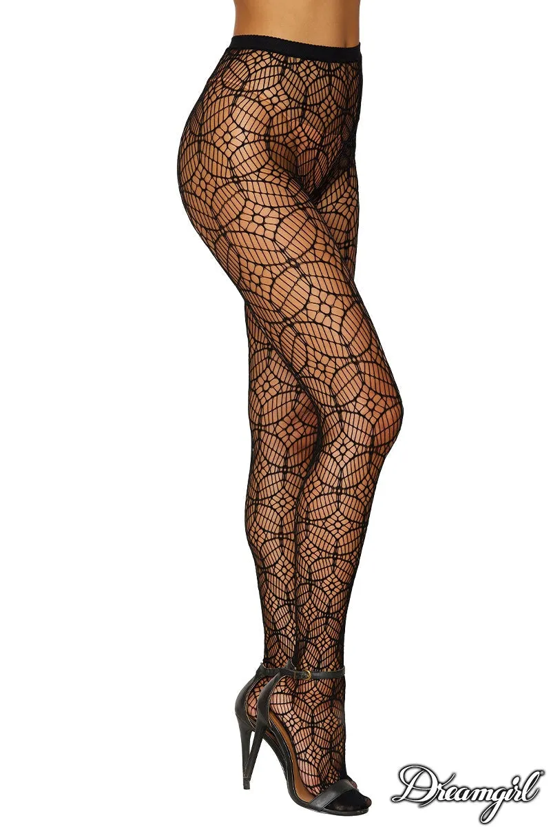 Geometric Net Pantyhose sold by Shoe Freaks