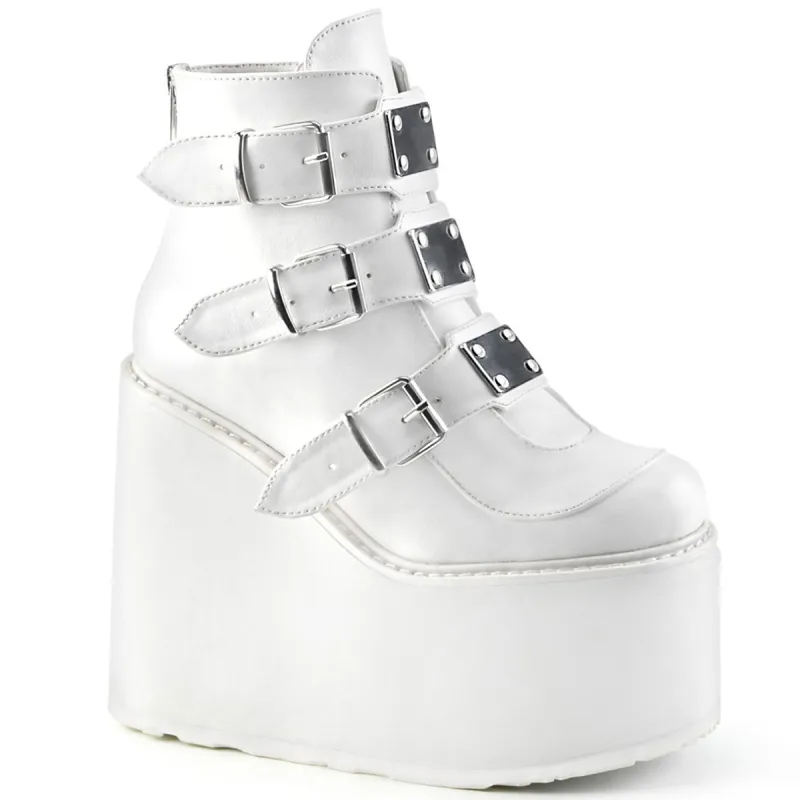 Demonia Swing-105-White-Size 6-Clearance sold by Shoe Freaks