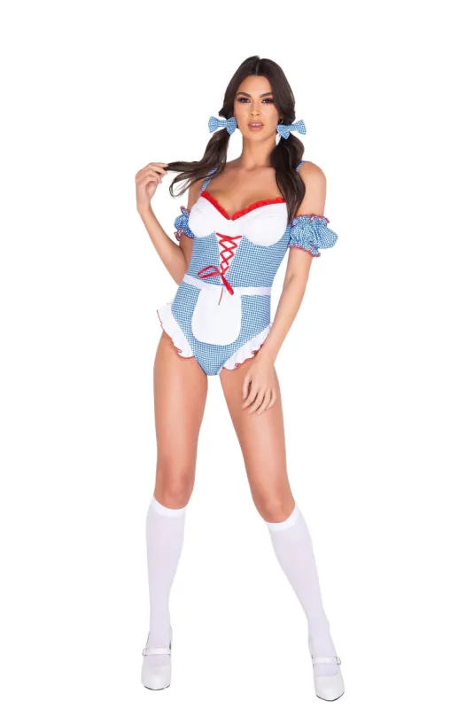 4pc Gingham Kansas Girl Costume sold by Shoe Freaks