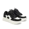 Petal Husk Chunky Trainers - Monochrome sold by Shoe Freaks