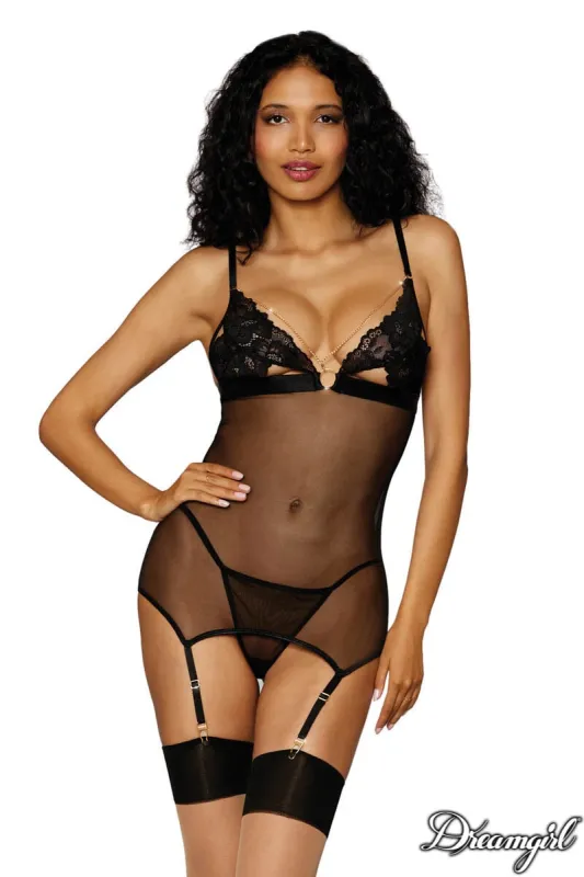 Sheer Garter Slip Chemise sold by Shoe Freaks