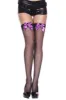 Fishnet Thigh Hi with Bow sold by Shoe Freaks