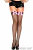 Fishnet Thigh Hi with Bow sold by Shoe Freaks