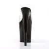 Pleaser Flamingo-802-Clear-Black-Size 8-Clearance sold by Shoe Freaks