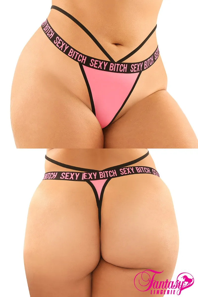 "Sexy Bitch" Buddy Panty Pack sold by Shoe Freaks product image thumbnail 3