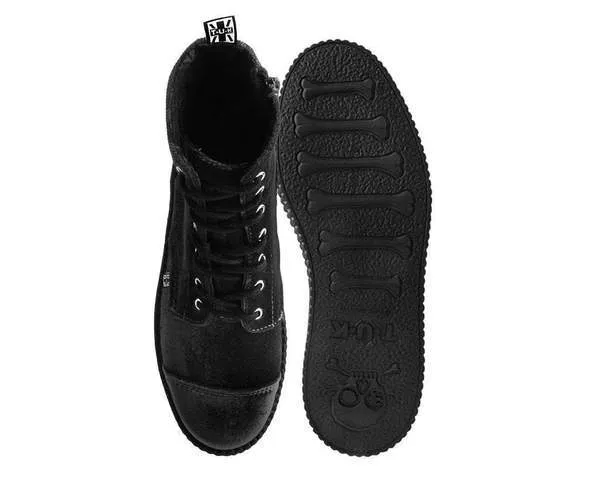 TUK V9758L Black Velvet 7-Eye Viva Mondo Boot sold by Shoe Freaks product image thumbnail 4
