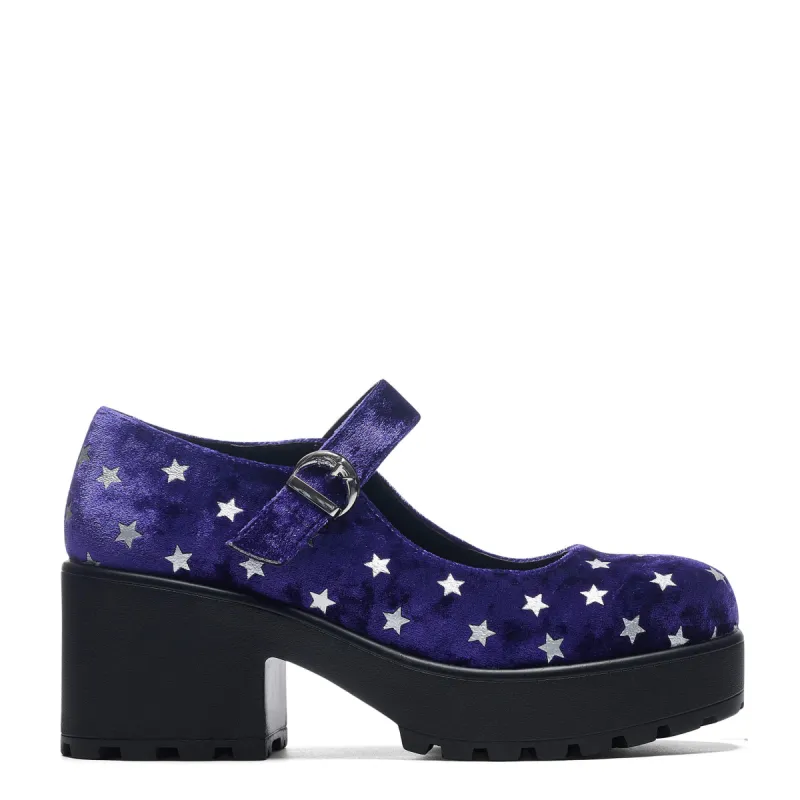 Tira Spellbound Purple Mary Janes 'Celestial Dusk Edition'-Size 11-Clearance sold by Shoe Freaks