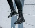 TUK A9647 Black 10-Eye Gibson Boot sold by Shoe Freaks
