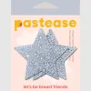 Star: Crystal Silver Nipple Pasties sold by Shoe Freaks