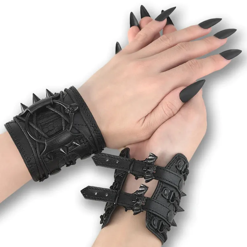 Demonia Da-406 Wrist Cuff (Pair) sold by Shoe Freaks