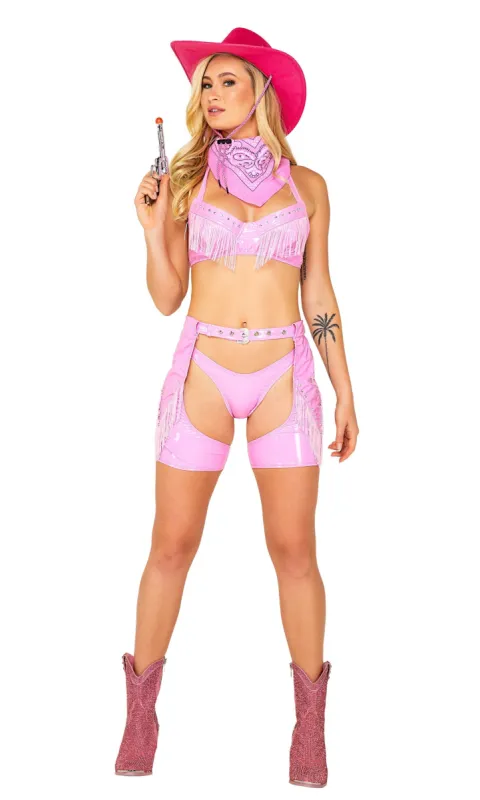 4pc Pretty Pink Cowgirl sold by Shoe Freaks