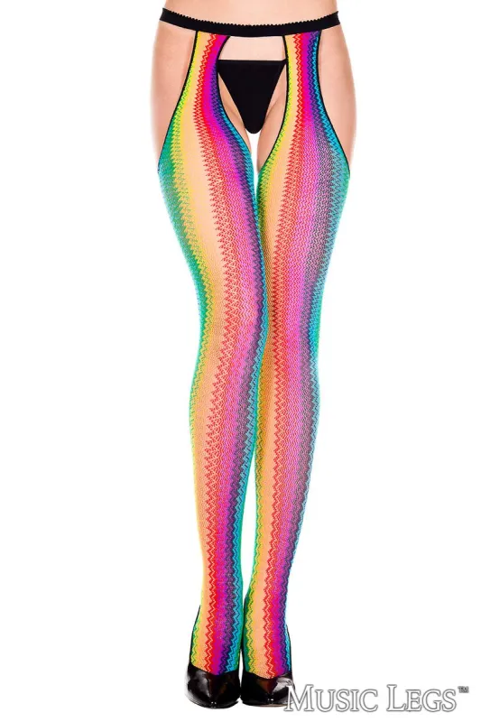 Zig Zag Net Suspender sold by Shoe Freaks