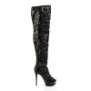 Pleaser Blondie-R-3011 Boots sold by Shoe Freaks