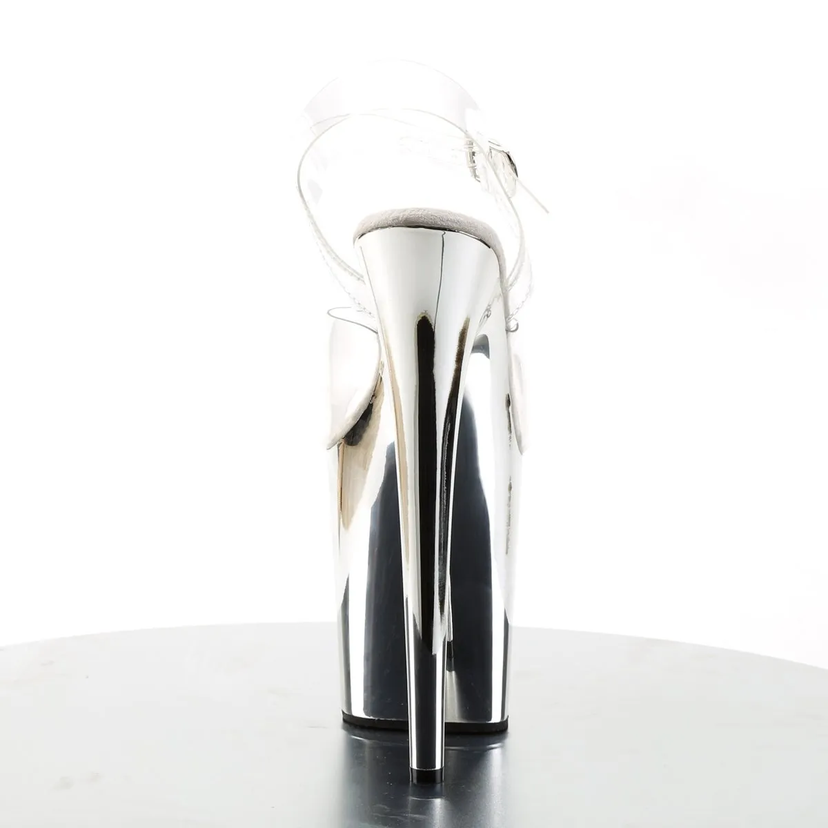 Pleaser Flamingo-808-Clear/Silver-Size 7-Clearance sold by Shoe Freaks product image thumbnail 4