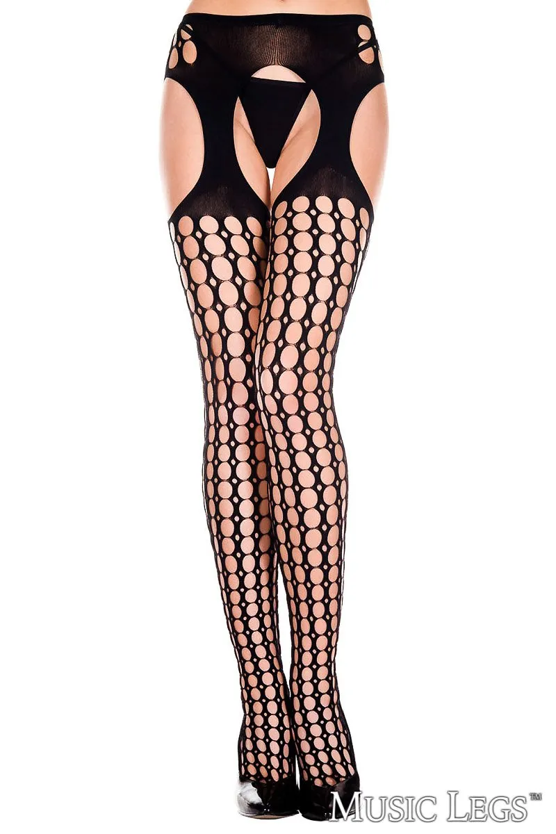 Round Net Suspender Pantyhose sold by Shoe Freaks