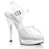 Fabulicious Majesty-508-Clear-Size 11-Clearance sold by Shoe Freaks