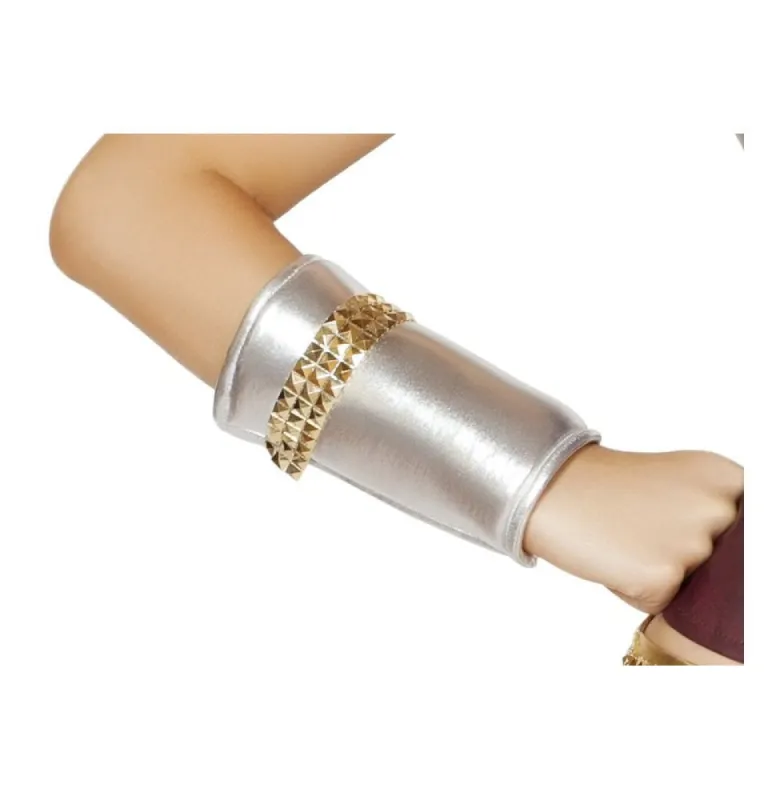 Wrist Cuffs with Gold Trim Detail sold by Shoe Freaks