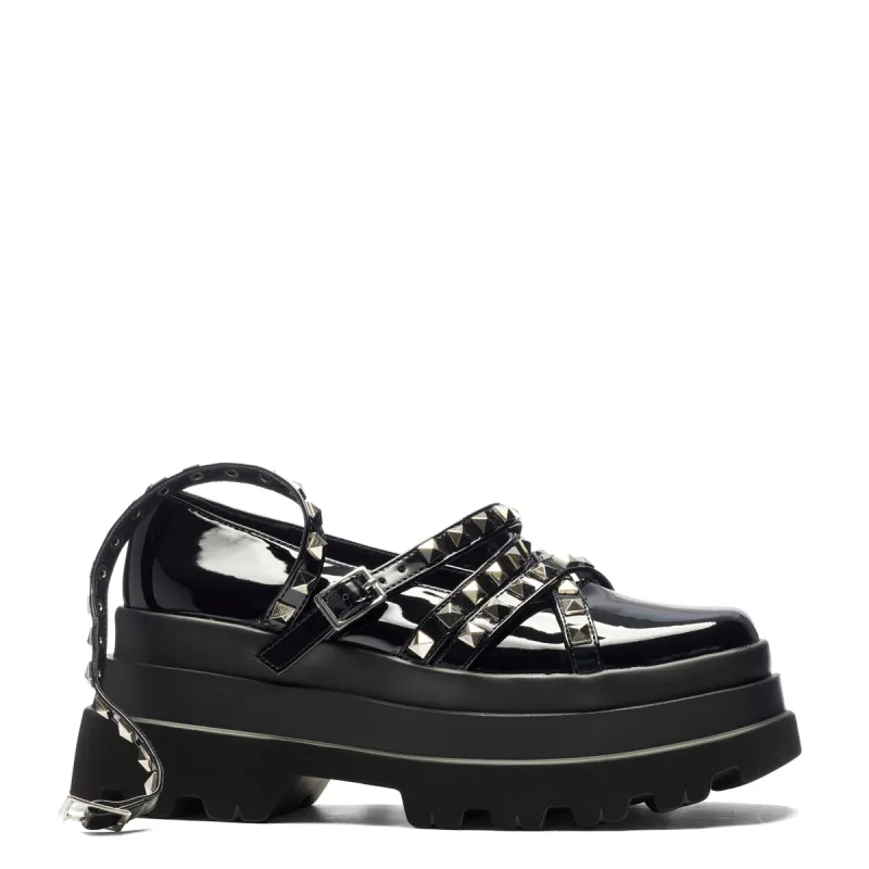 Sima Studded Platform Ballet Shoes sold by Shoe Freaks