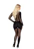 Sheer Mesh Detailed Jumpsuit with Zipper Closure sold by Shoe Freaks