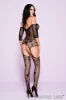 Star Shape Fishnet Suspender Bodystocking sold by Shoe Freaks