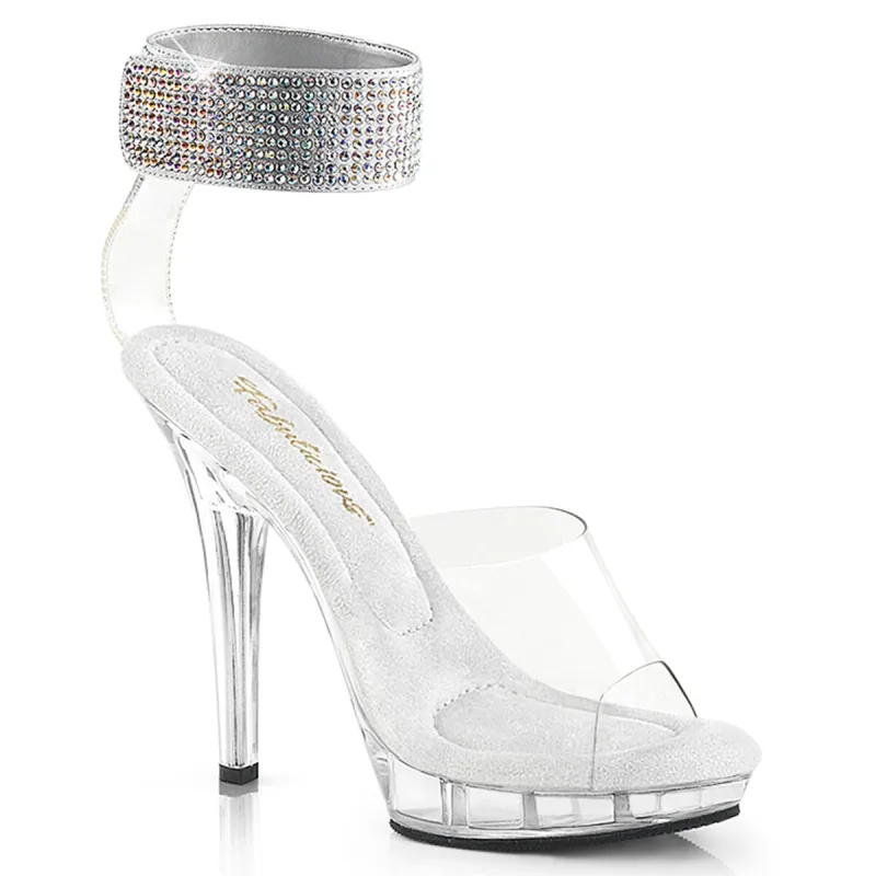 Fabulicious Lip-142-Clear-Size 5-Clearance sold by Shoe Freaks
