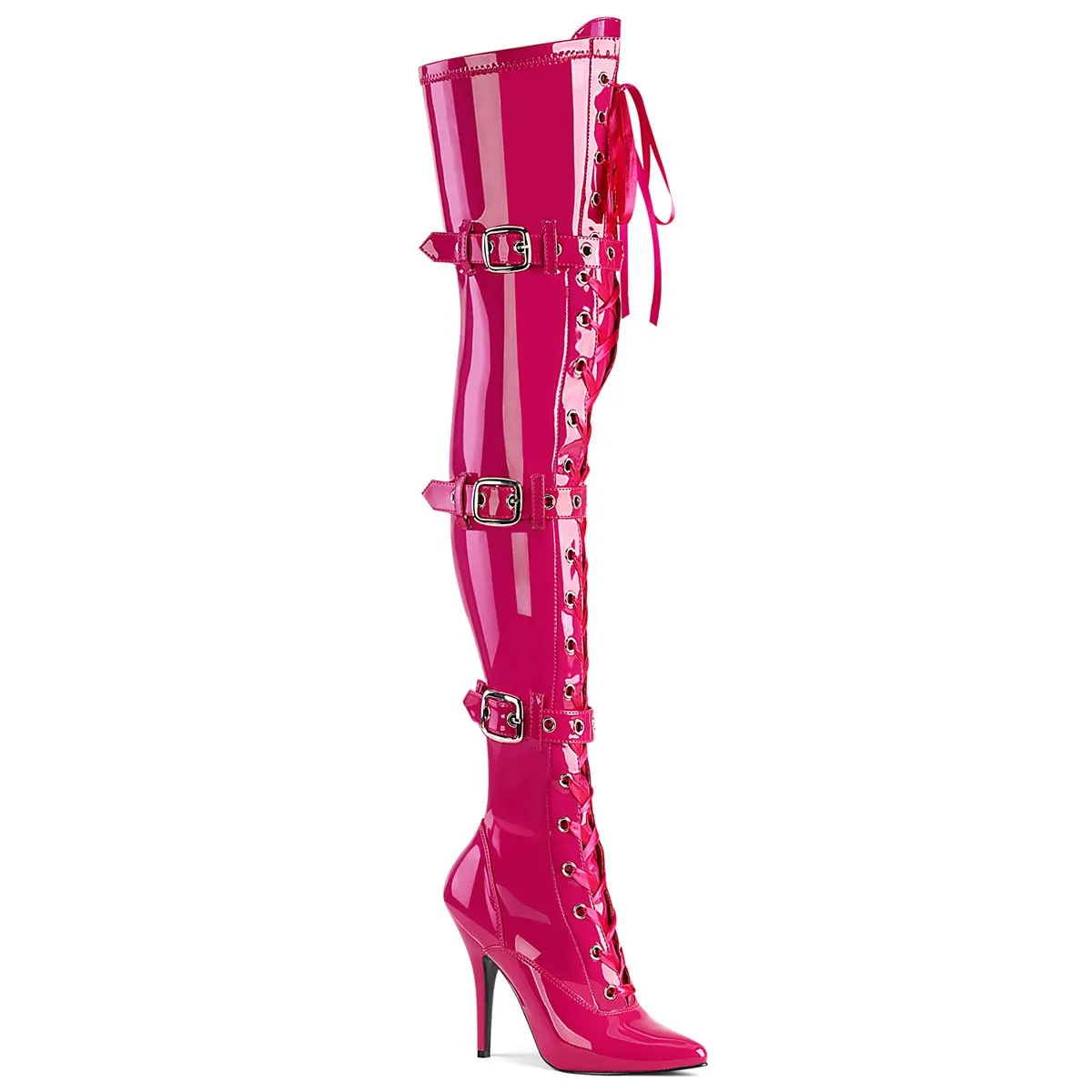 Pleaser Seduce-3028-Hot Pink-Size 7-Clearance sold by Shoe Freaks
