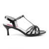 Pleaser Pink Label Kitten-06-Black-Size 12-Clearance sold by Shoe Freaks