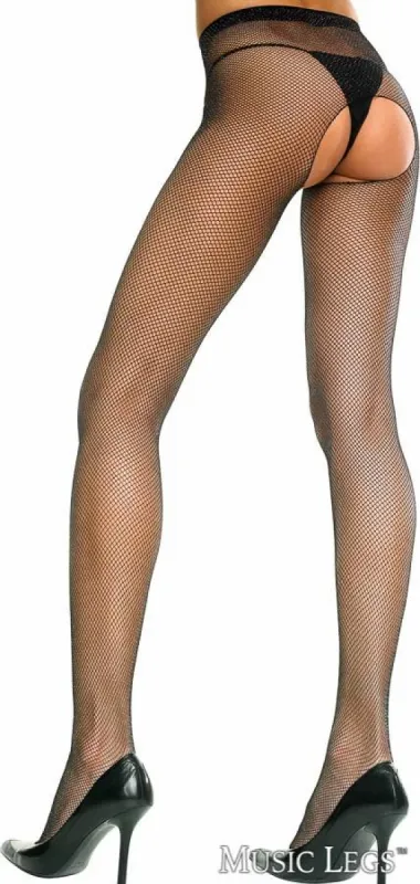 Fishnet Open Pantyhose sold by Shoe Freaks