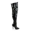 Pleaser Pink Label Seduce-3000-Black-Size 8-Clearance sold by Shoe Freaks