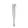 Pleaser Courtly-3015-Silver-Size 7-Clearance sold by Shoe Freaks