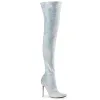 Pleaser Courtly-3015-Silver-Size 7-Clearance sold by Shoe Freaks