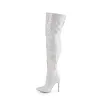 Pleaser Courtly-3015-Silver-Size 7-Clearance sold by Shoe Freaks