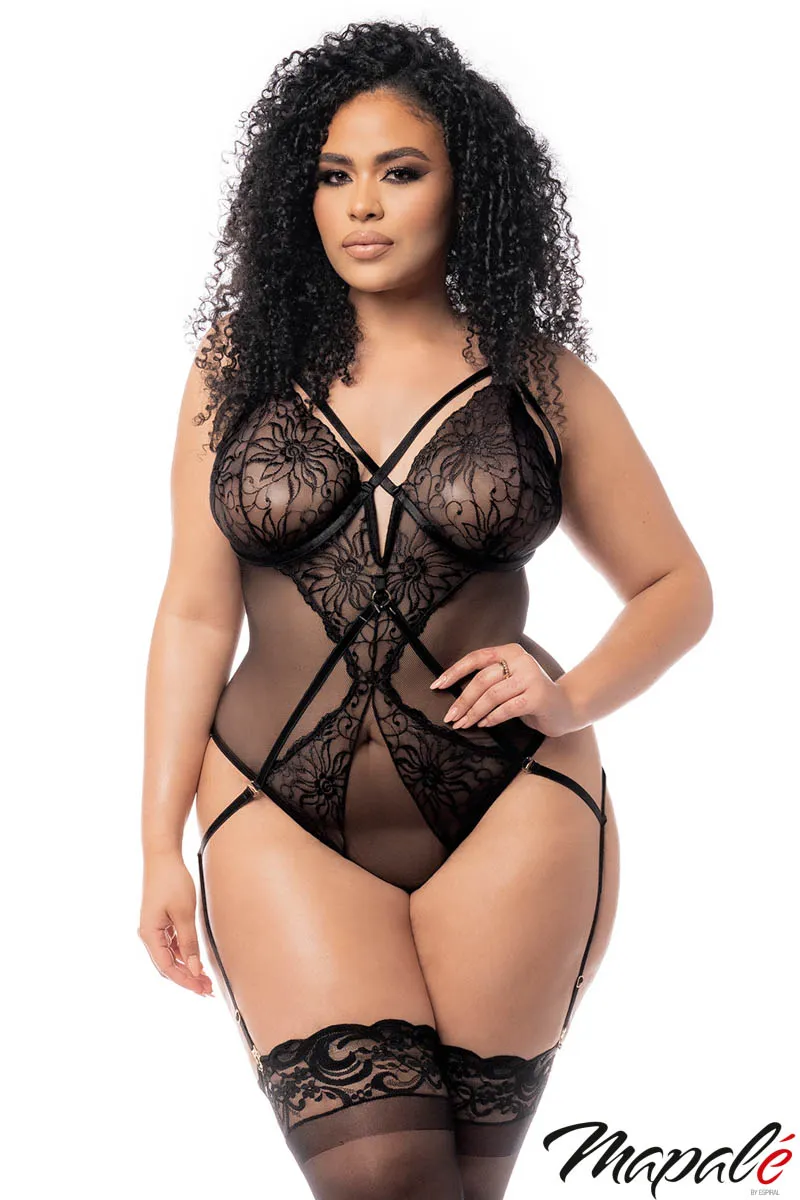 Strappy Garter Teddy sold by Shoe Freaks product image thumbnail 5