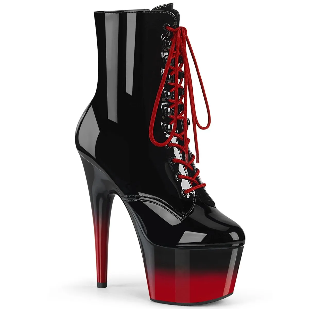 Pleaser Adore-1020BR-H-Black-Red-Size 9-Clearance sold by Shoe Freaks