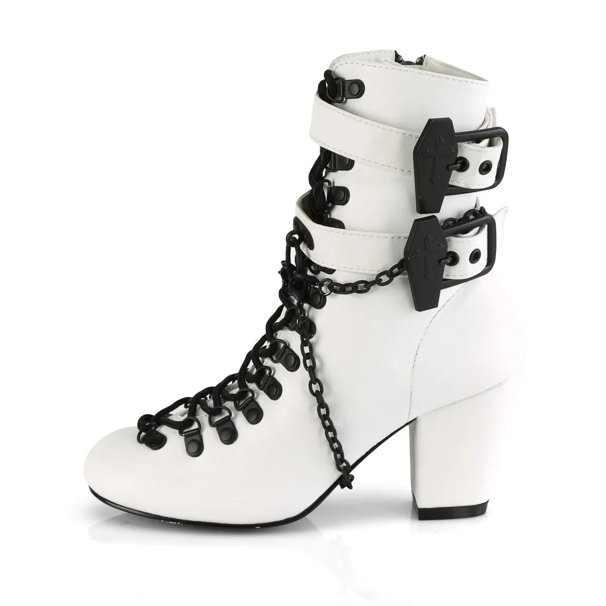 Demonia Vivika-128-White-Size 8-Clearance sold by Shoe Freaks product image thumbnail 3