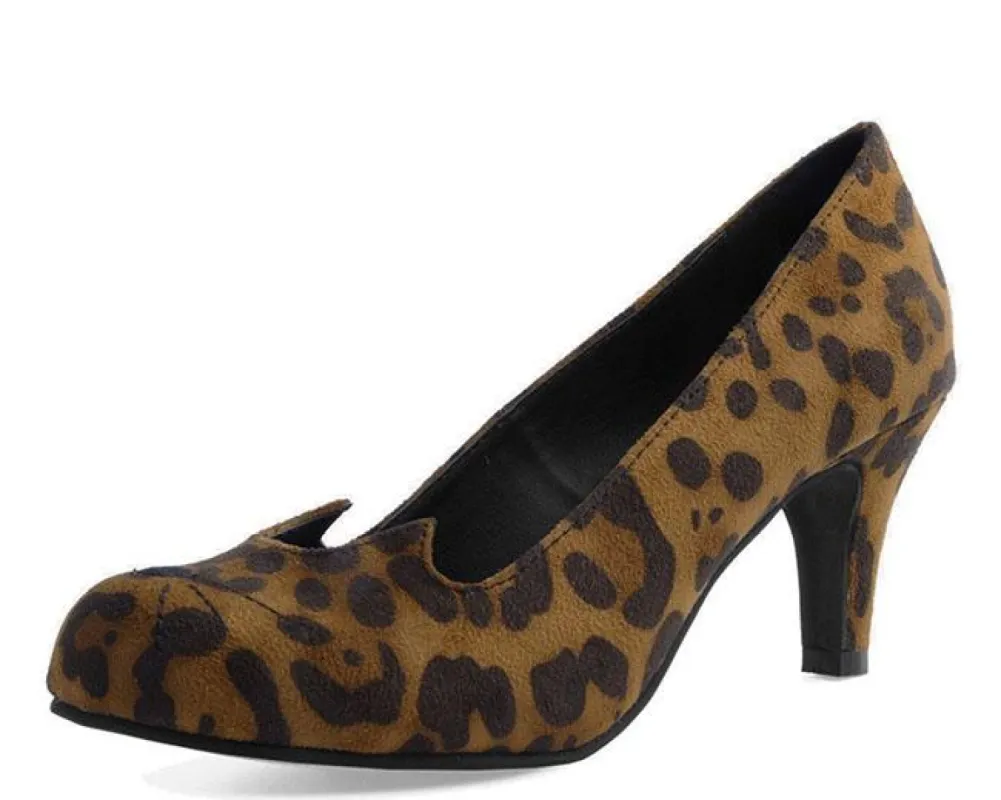 TUK-A9292L Leopard Sophistakitty Heel sold by Shoe Freaks