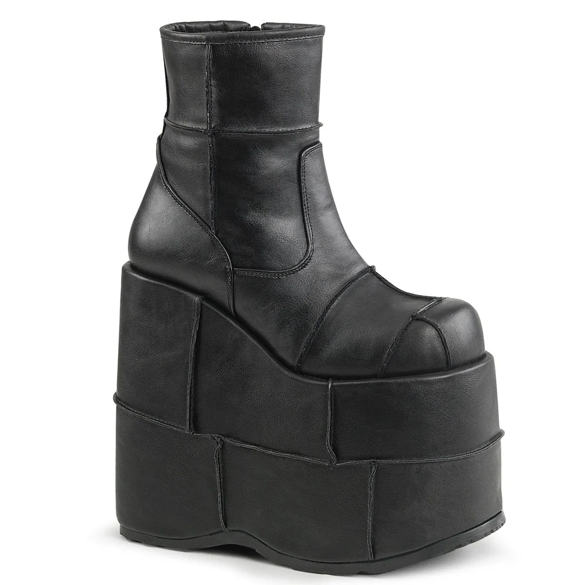 Demonia Stack-201-Black-Size 8-Clearance sold by Shoe Freaks