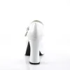 Funtasma Maryjane-50-White-Black-Size 12-Clearance sold by Shoe Freaks